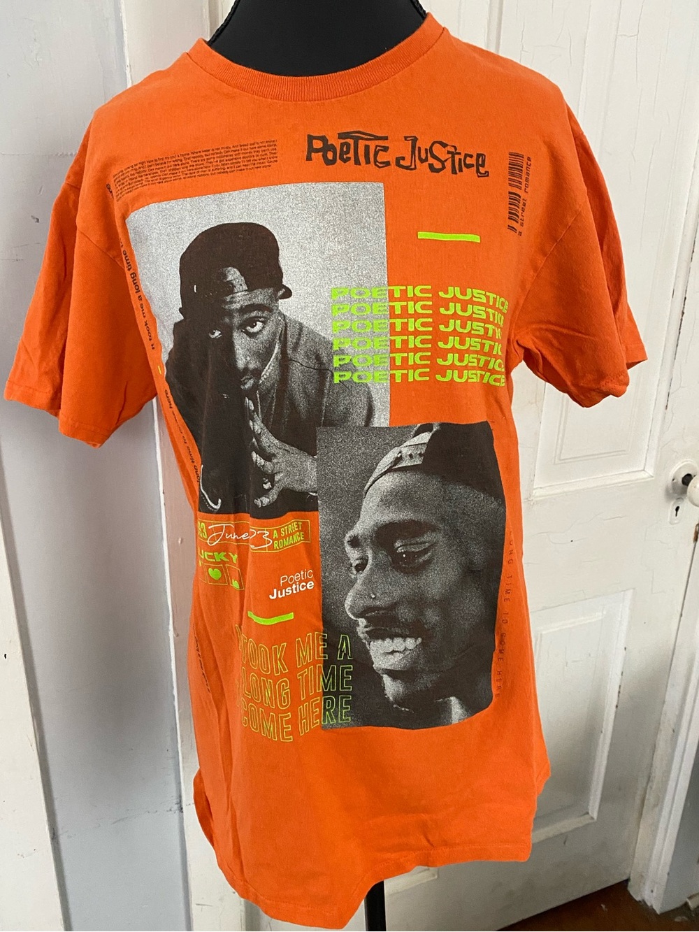 Chemistry Orange Graphic Poetic Justice Tee